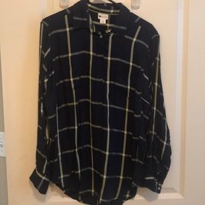 Navy flannel. New with tags